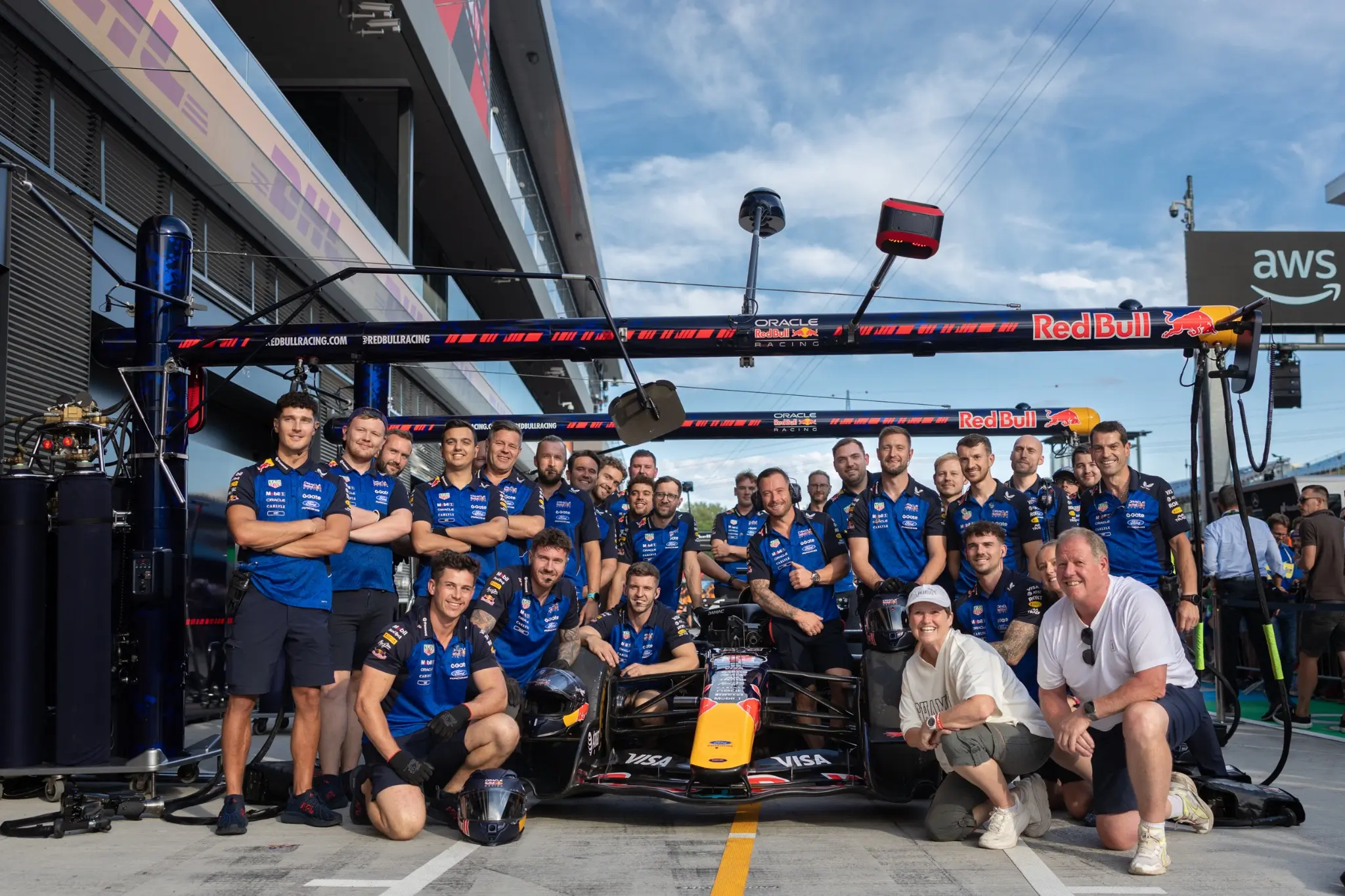 Formula-1-es rendezvény a Red Bull Racing csapatával